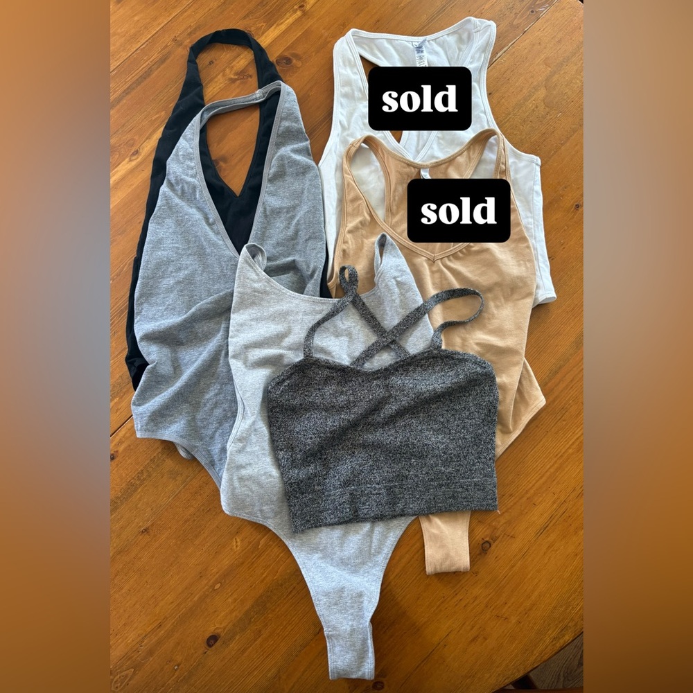 American Apparel Bodysuit Bundle (3) + (1 ) Crop